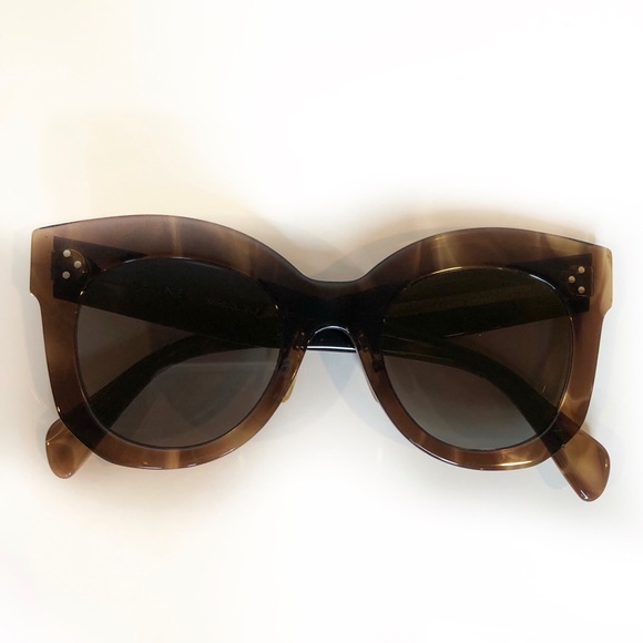 Celine Cat Eye New Sunglasses with case - Picture 2 of 8